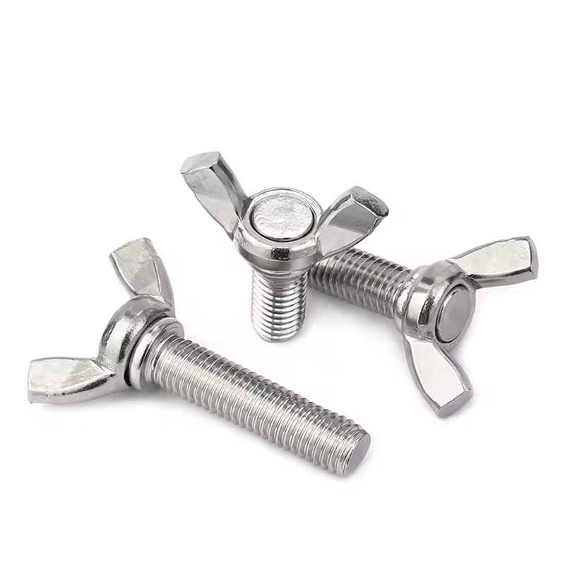 304 stainless steel butterfly bolt and claw screw DIN316 Galvanized bolt