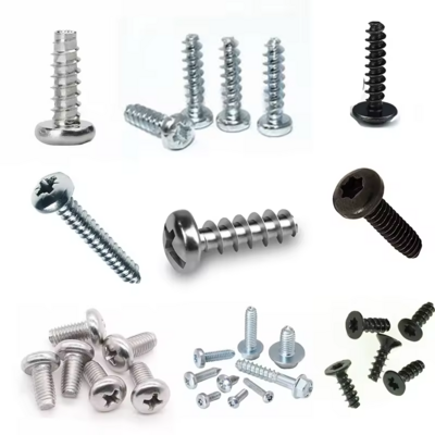 Cross Recessed Pan Head Tapping Screws BZP Pan Head Self-Tapping Screws