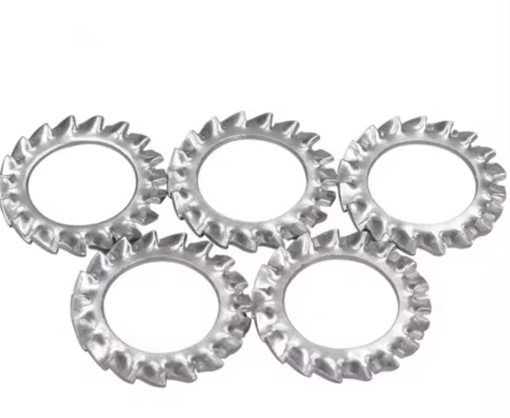 DIN 6797 A Wholesale Price External Serrated Lock Washer Stainless Steel 304 316 inside Tooth Washers External Style