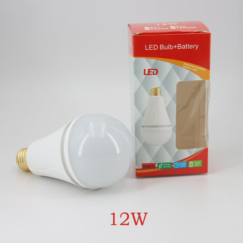 Rechargeable smart Li ion battery indoor household led emergency bulb portable super bight energy saving camping light