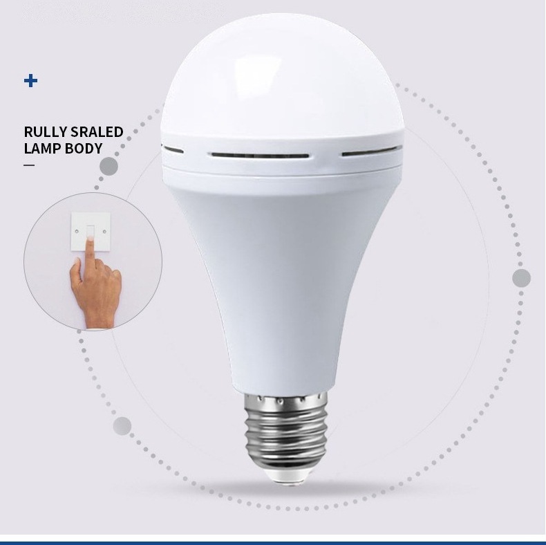 Factory direct sale good quality portable led bulb high brightness easy control chargeable long life emergency light