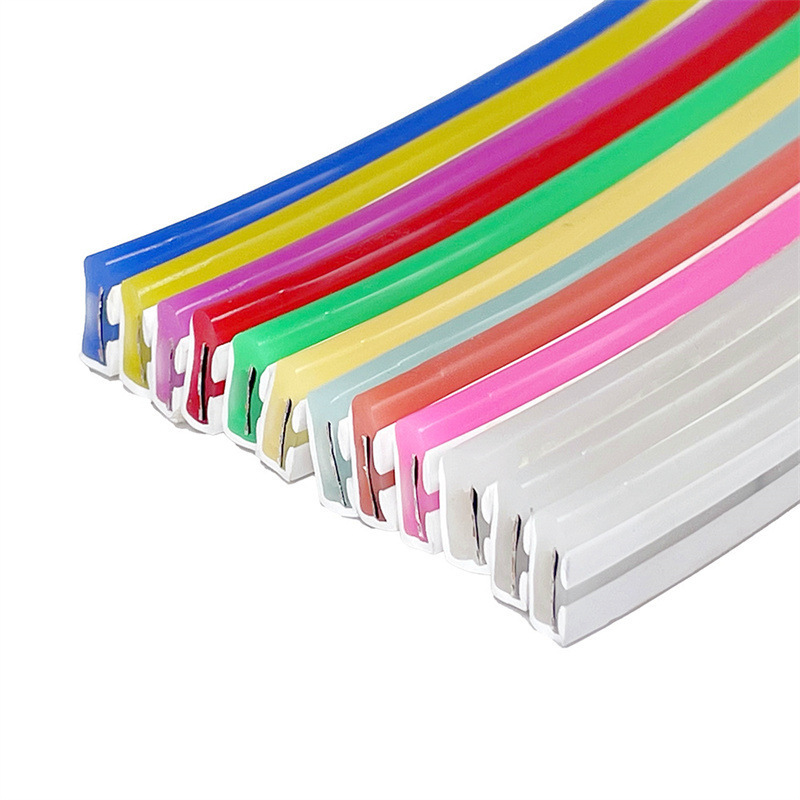 Highlight flex strip lamp modified silica gel 12v 50m single color 6*12mm waterproof neon light strip led neon flexible