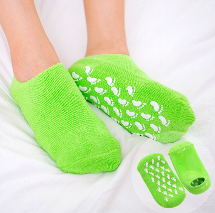 foot Sleeve footcare moisture dry foot cooling wholesale silicone gel spa socks