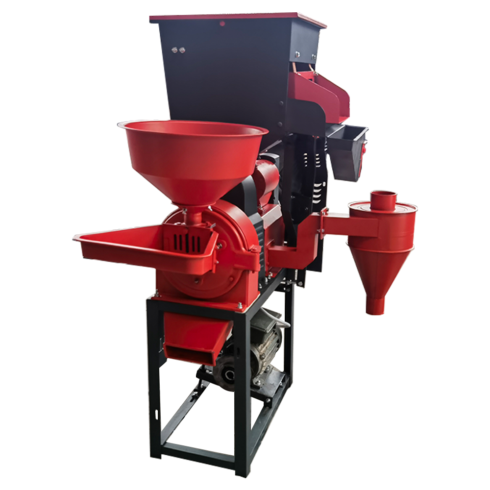 HUADA Agro Double Layers Vibratory Hopper Rice Mill machine Combined Rice Milling Machines Complete Set For Rice Corn Dust