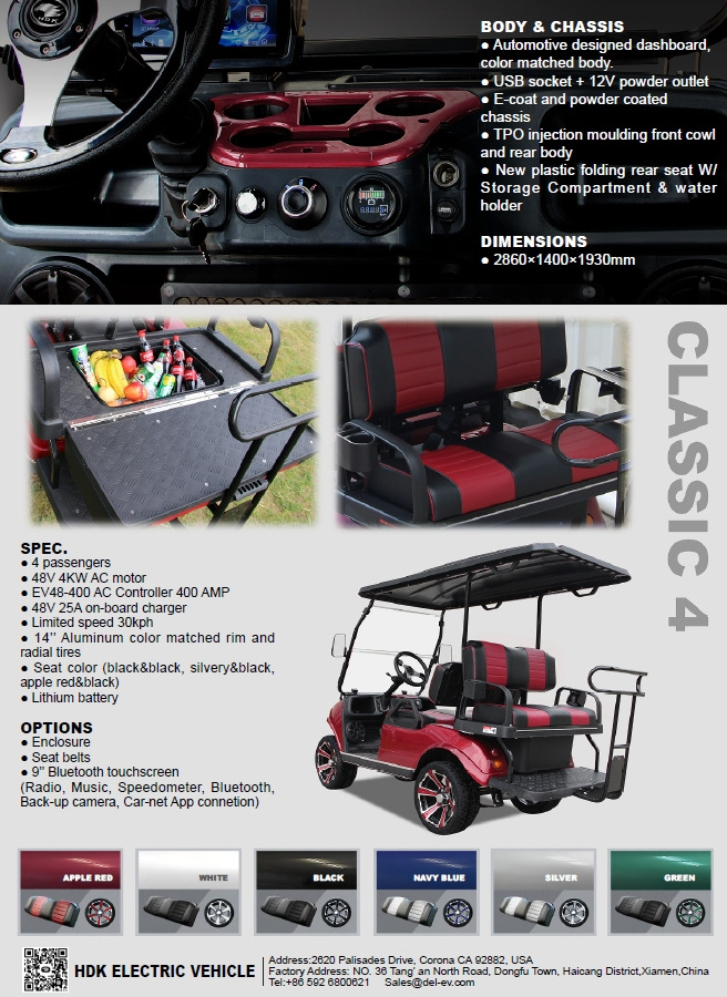 4 Seats Off-road Buggy for Sale cheap dune buggy Prices HDK EVOLUTION Electric Golf Cart