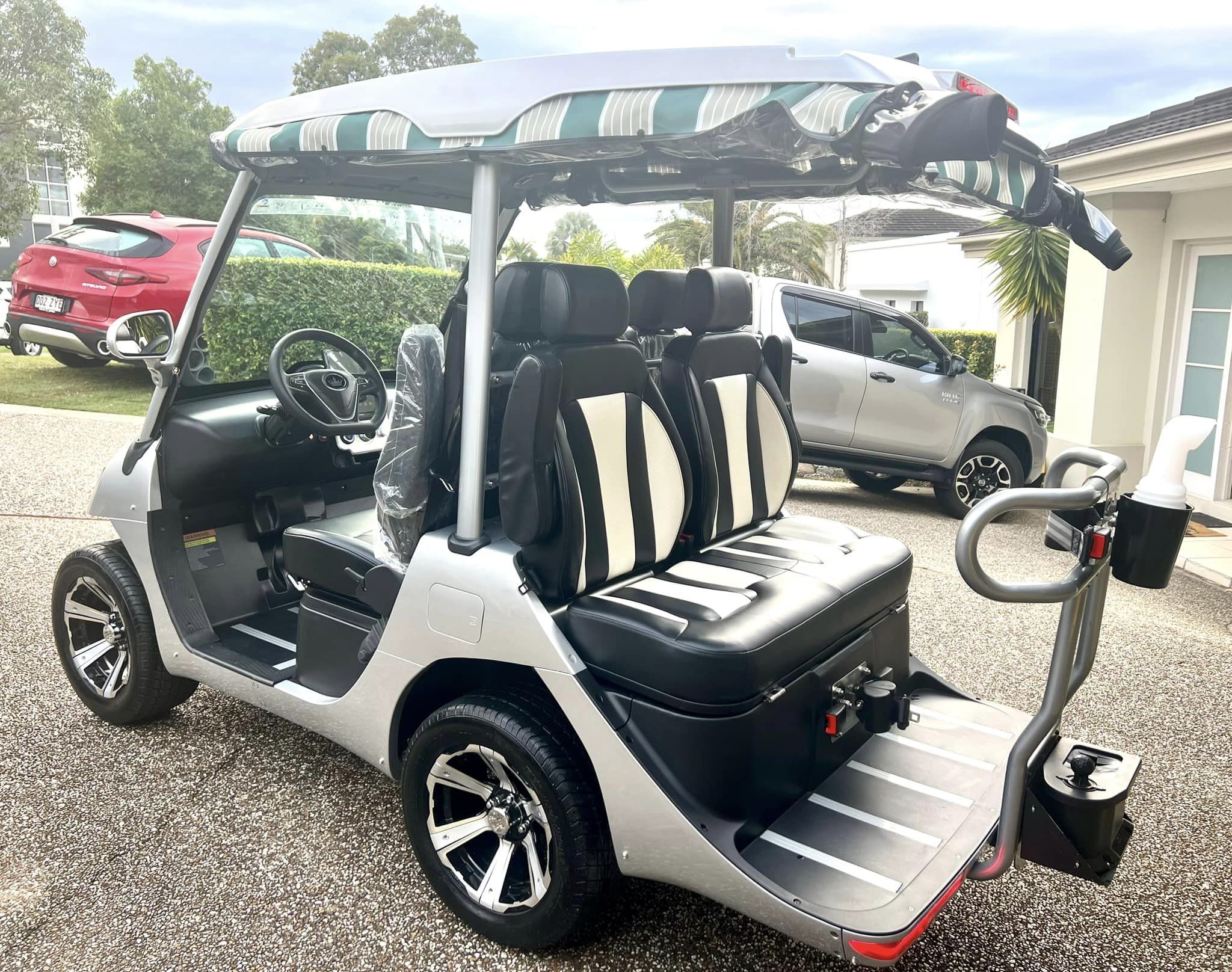 HDK EVOLUTION New Energy Vehicle Off Road Lithium Battery Utility Mini Car for Sale 4 Seats Club Golf Carts Electric