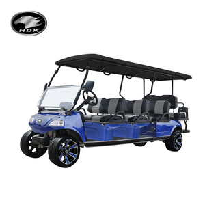 EVOLUTION HDK  Customization 8 Passenger Sightseeing For Sale Mini Bus Club Car Lithium Ion Batteries Electric Golf Cart