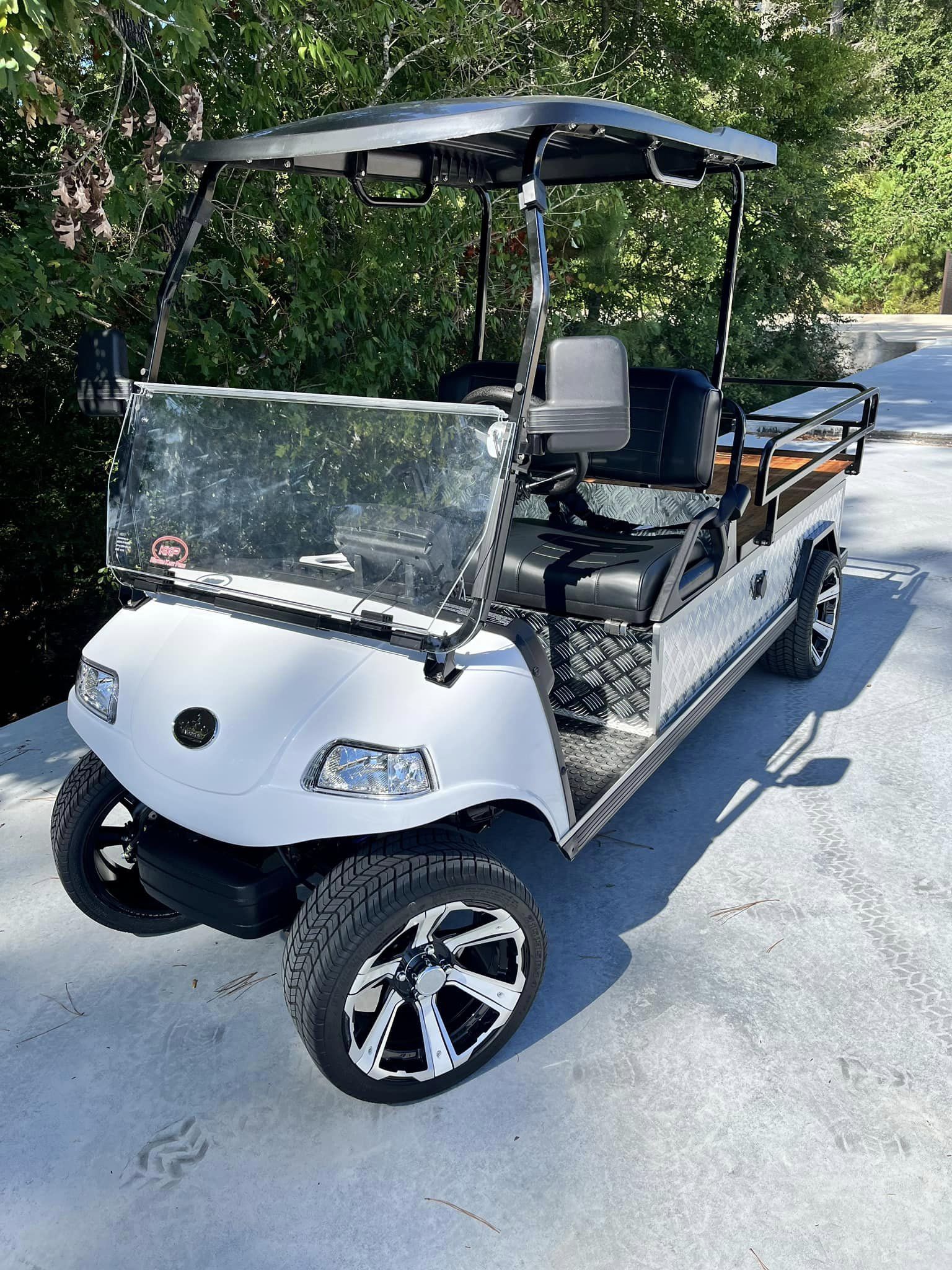 Off-road Buggy 4 Wheel Trolley Luxury Mini 2 Seater Utility Vehicle Truck 48V HDK Evolution Electric Golf Cart