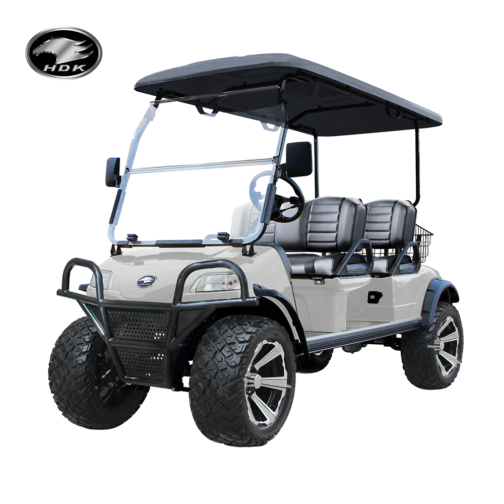 Customized For Sale Cheap Wholesale Off Road 4 Seat HDK Evolution Sightseeing Mini Car Electric Golf Cart