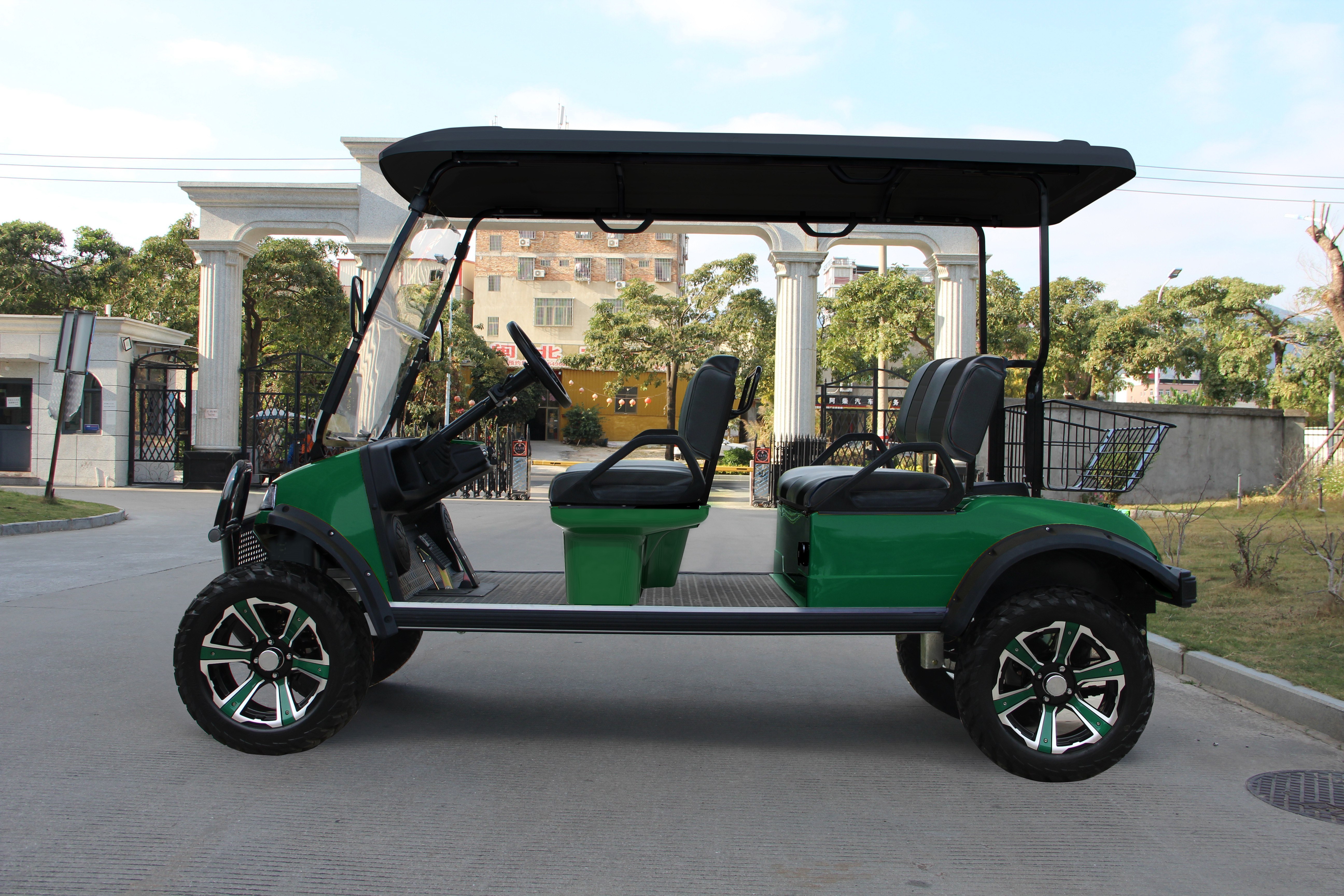 Customized For Sale Cheap Wholesale Off Road 4 Seat HDK Evolution Sightseeing Mini Car Electric Golf Cart