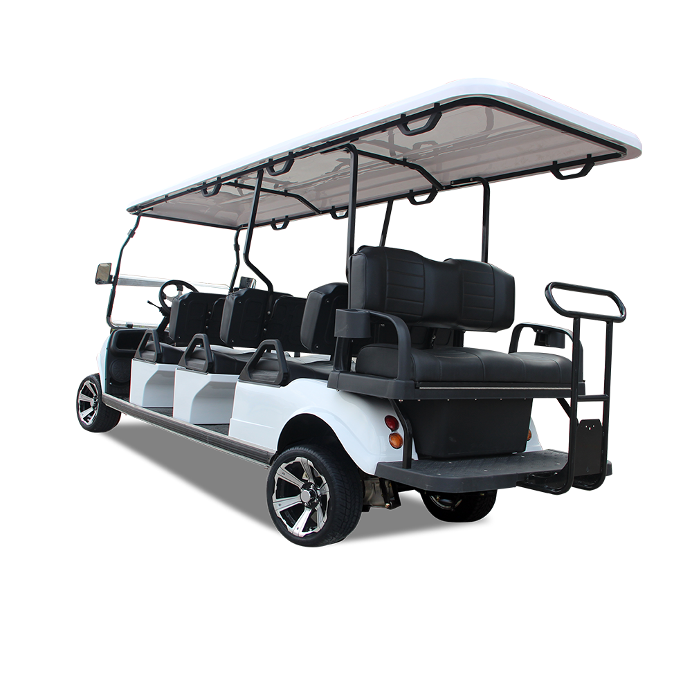 EVOLUTION HDK Wholesale Customization 8 Seater Sightseeing For Sale Mini Bus Club Car Lithium Ion Batteries Electric Golf Cart