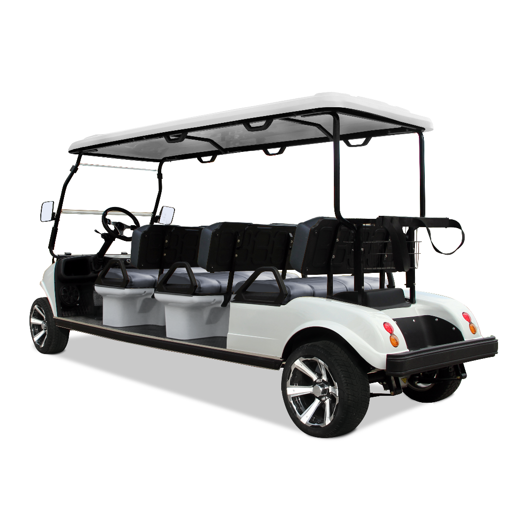 Big Scooters HDK EVOLUTION Sightseeing Mini Bus 6 Seat 48V Off-road Electric Golf Cart