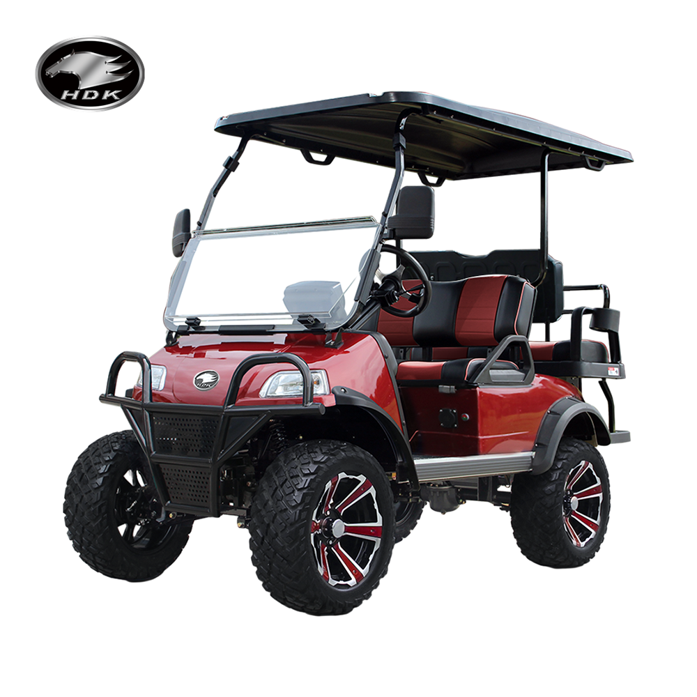 Off Road Scooters HDK Evolution Mini Sightseeing Bus UTV ATV Buggy Tourist Car For Adult 48V Lifted Electric Golf Carts