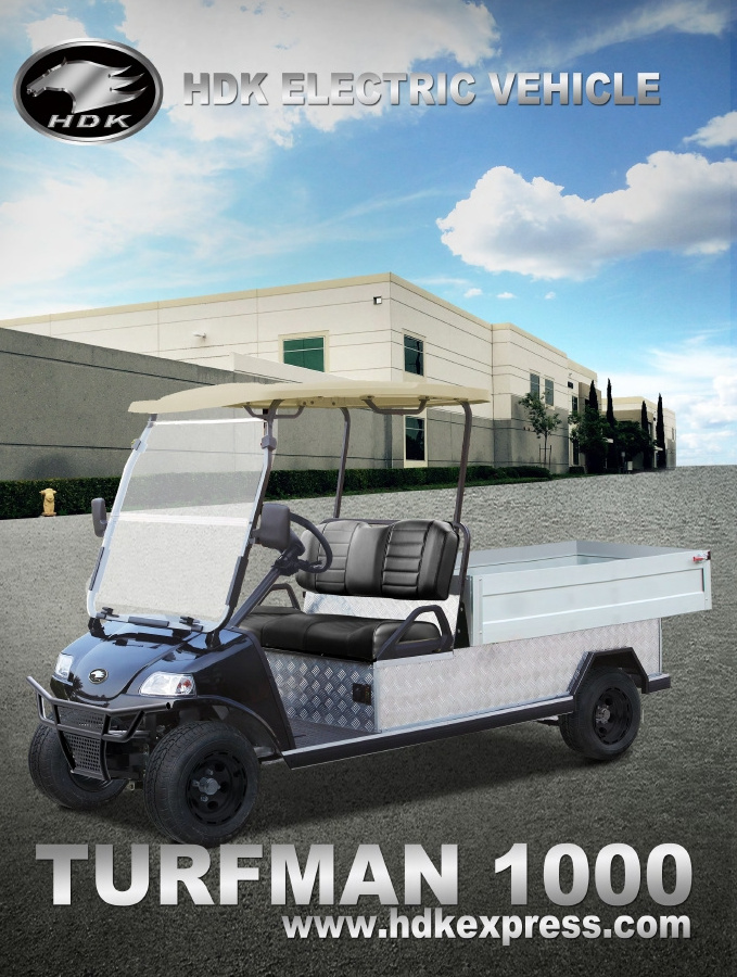 Near Me Buggy For Sale UTV Utility Vehicle Mini Truck With Big Cargo Box 48V HDK Evolution Electric Golf Cart