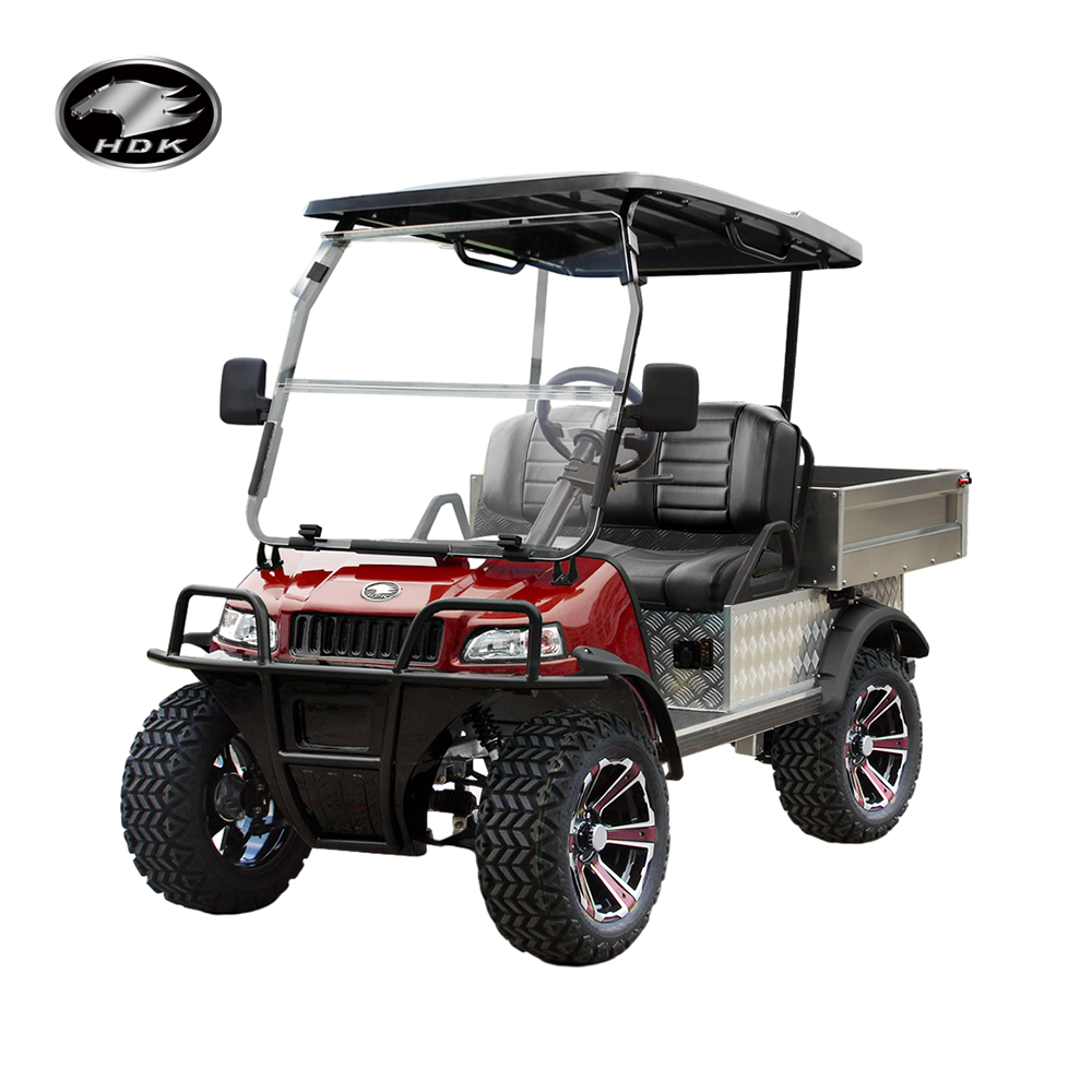 Energy Buggy Trolley Utility Vehicle with Cargo Box UTV ATV 2024 HDK New 48V Prices 1 - 2 Electric Golf Cart