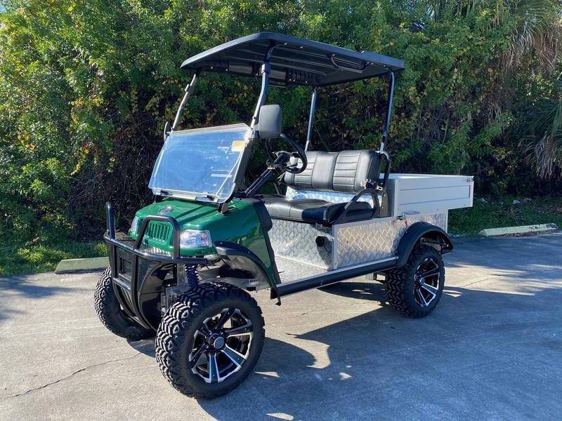 Energy Buggy Trolley Utility Vehicle with Cargo Box UTV ATV 2024 HDK New 48V Prices 1 - 2 Electric Golf Cart