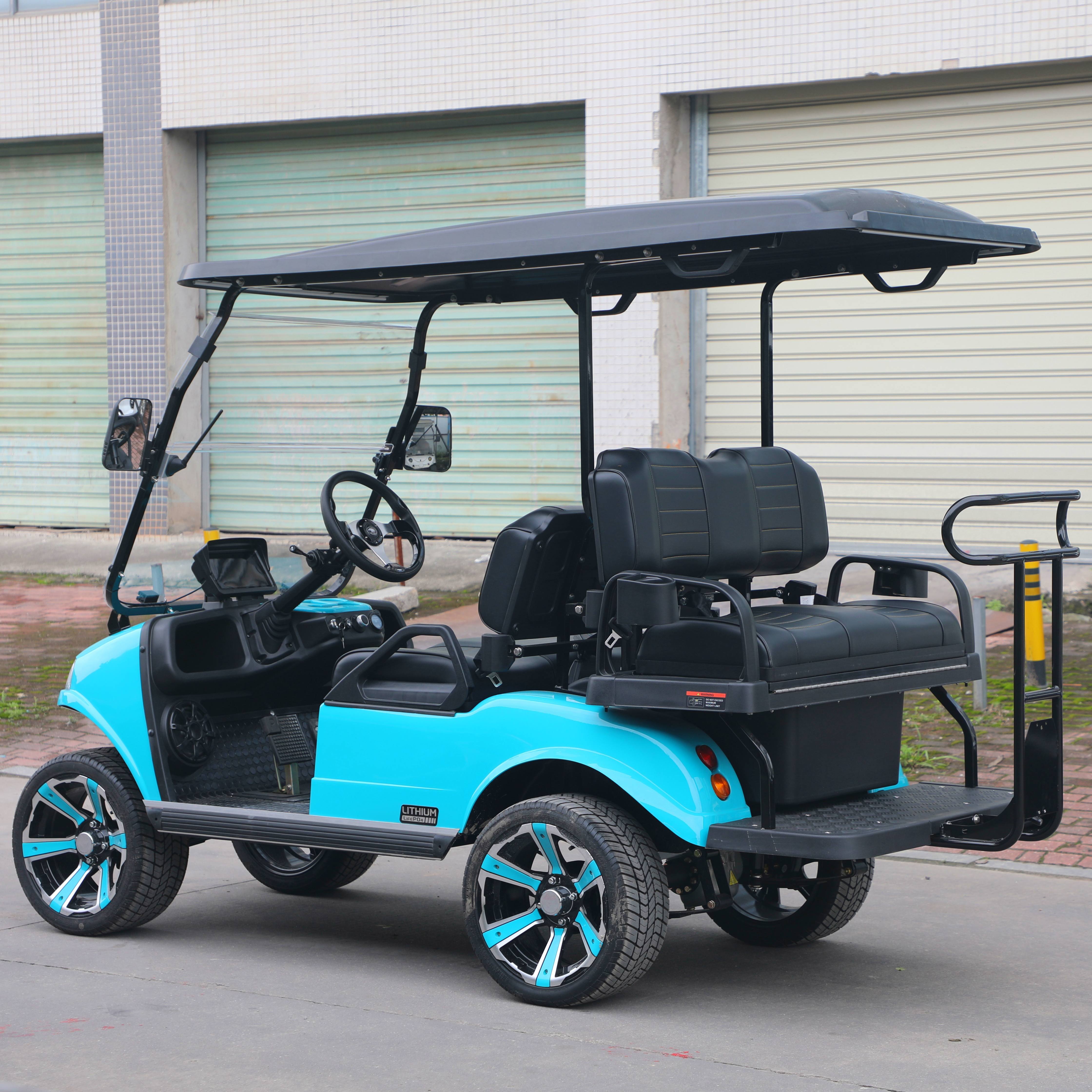 HDK Club Car Electric Golf Cart for Sale Speed Adjustments 48v Buggy Price in India 3 - 4 Golf Cart Precedent Extended Top 30%