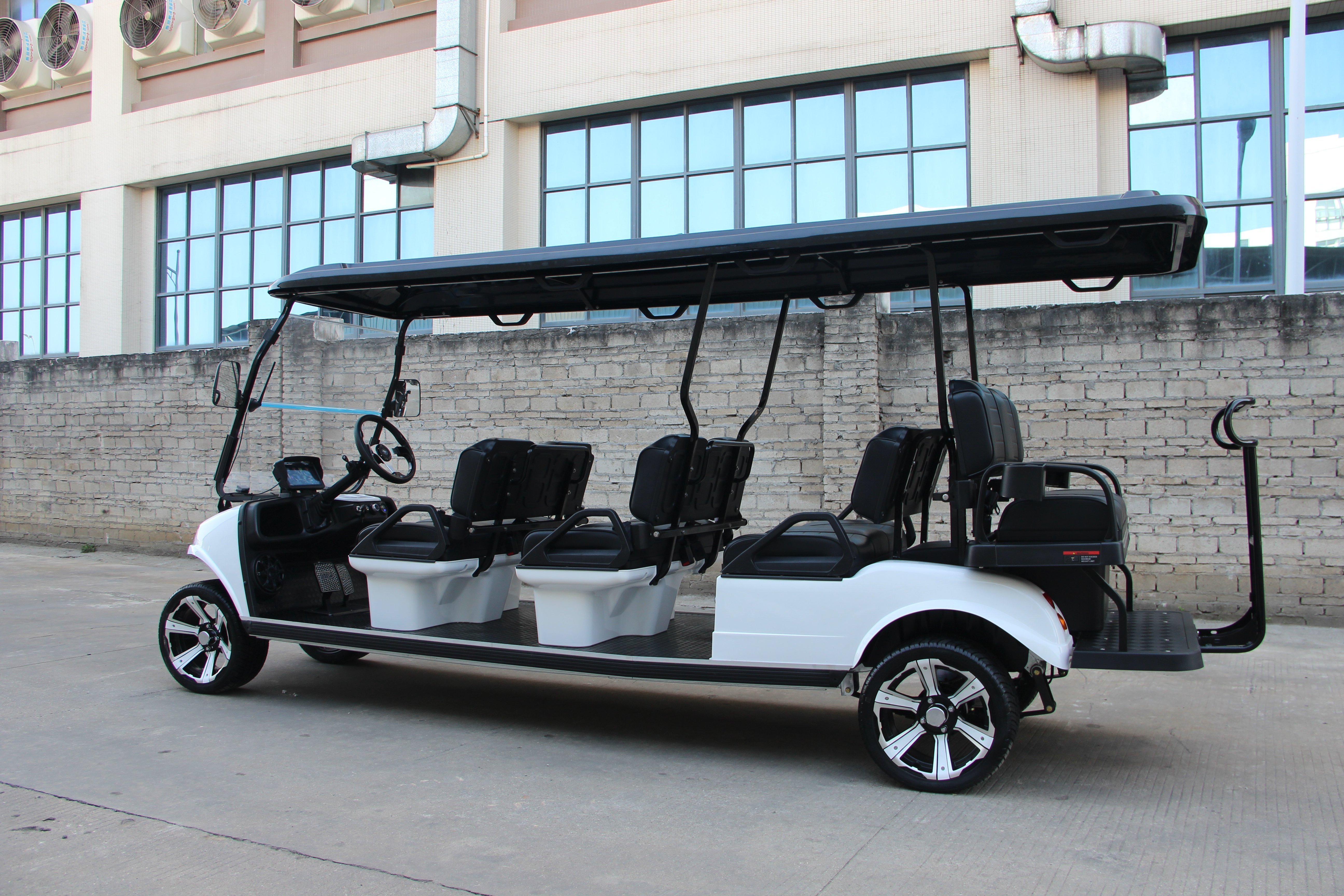 Luxury 2024 EVOLUTION HDK Wholesale 8 Seat AC High-performance Airport Sightseeing Mini Bus Club Electric Golf Cart