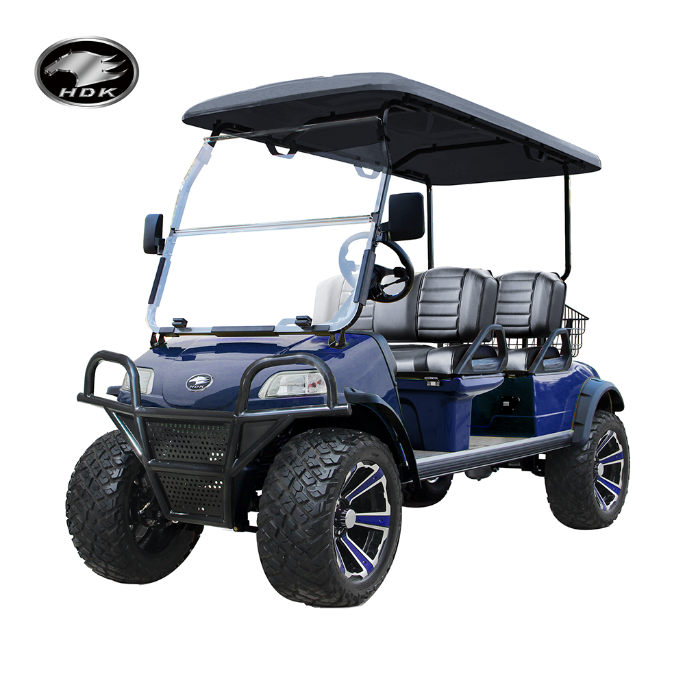 2024 Brand New Wholesale Off Road Sightseeing Scooter HDK Evolution Party Mini Bus Golf Buggy Tourist 48V Electric Golf Carts