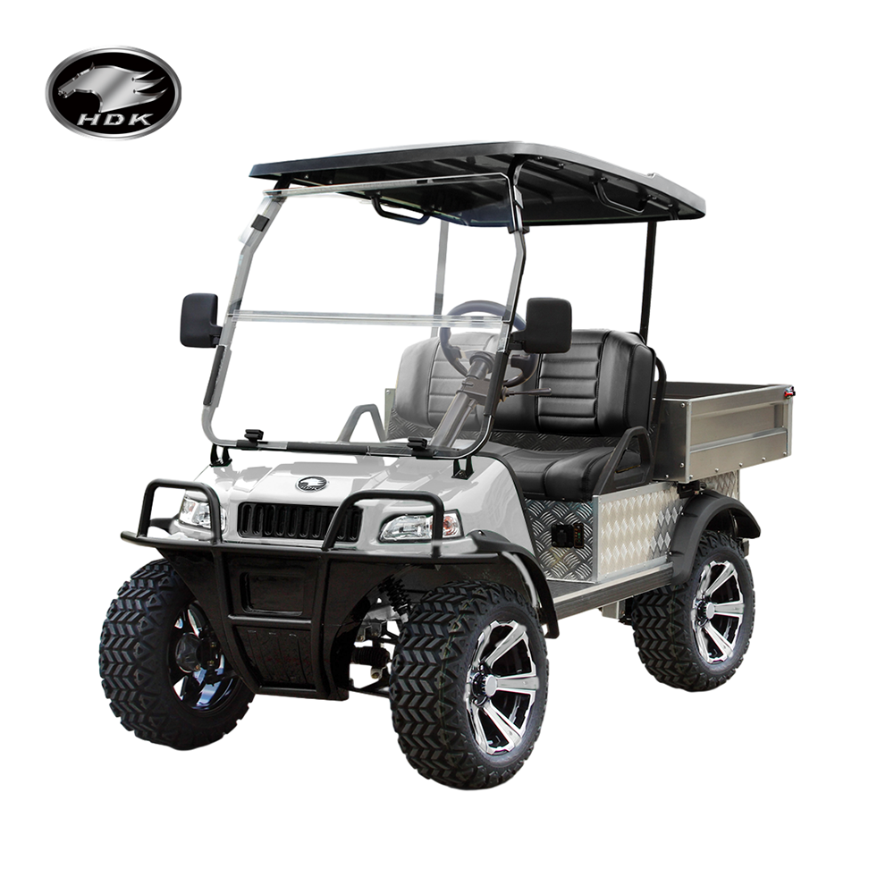 HDK EVOLUTION 48V Buggy Trolley Utility Vehicle Lifted Cargo Box Price For Sale Electric Golf Cart UTV Mini Truck