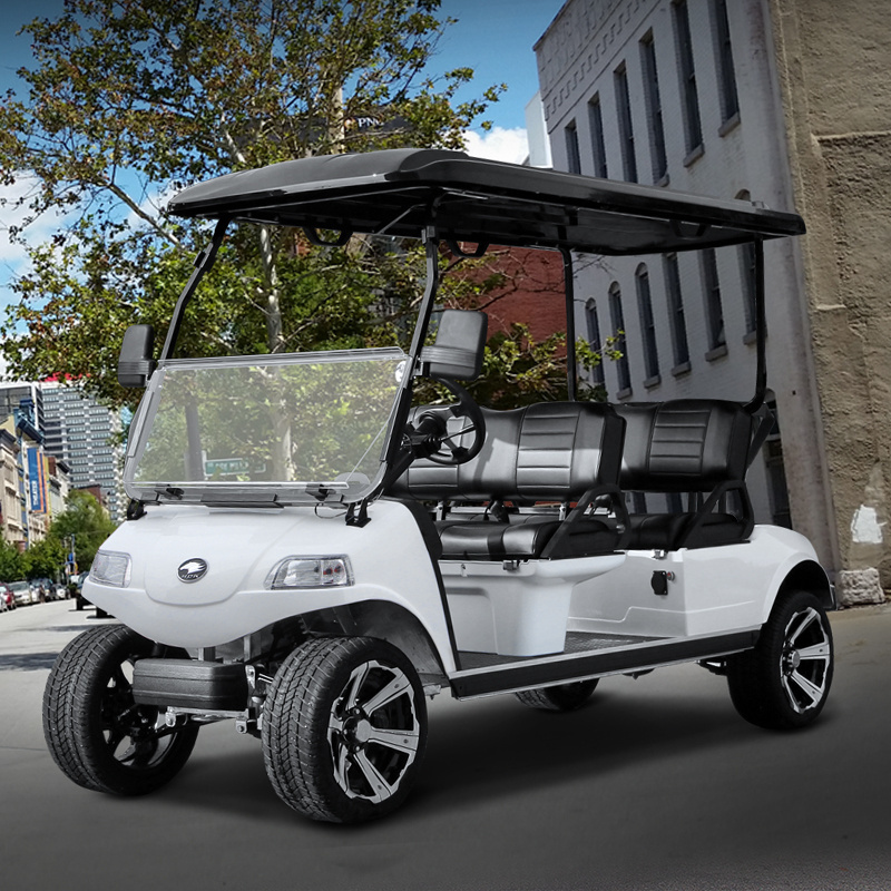 4 Seat Wholesale HDK Evolution Club Car Buggy For Sale 48V Lithium Ion Batteries Electric Golf Carts