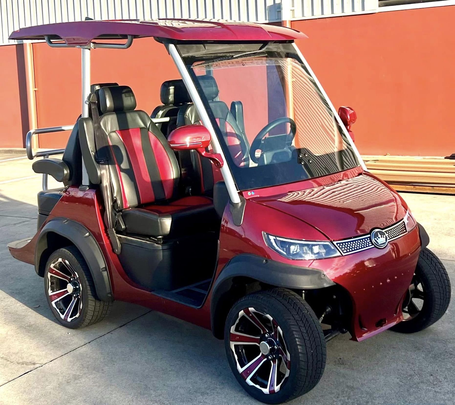 Luxury Off Road 48V Lithium Battery HDK EVOLUTION Mini Car Price For Sale 4 Seats Club Golf Carts Electric