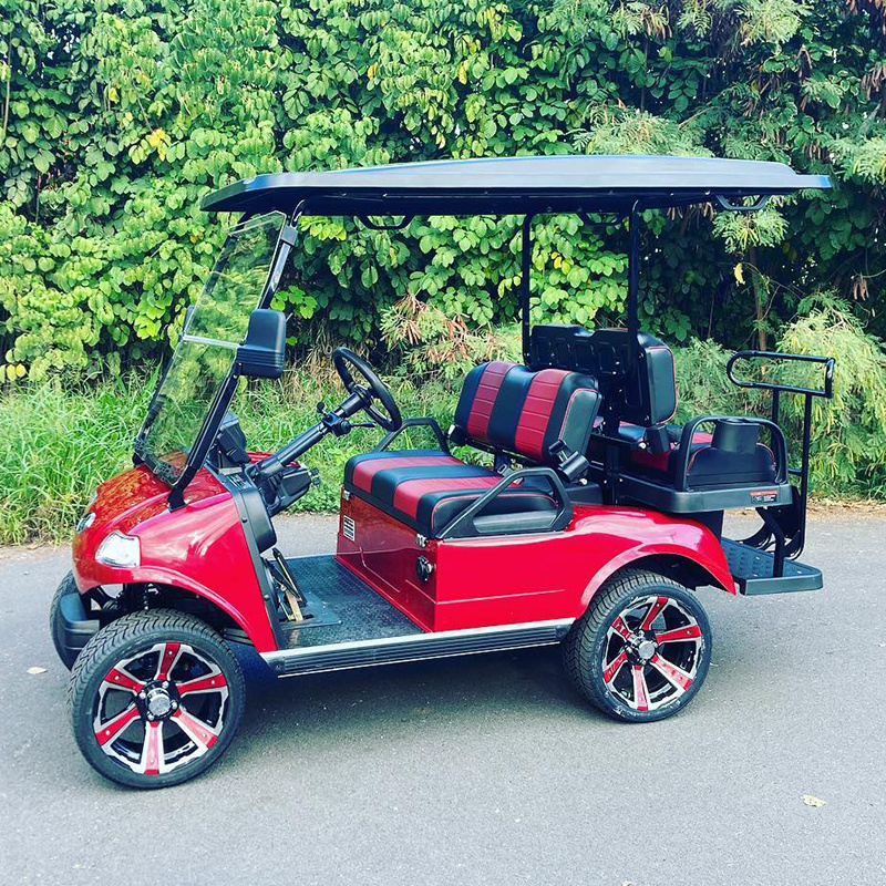 Hot Sale 4 Seaters 48V Battery 4 Wheel Mobility Scooter Buggy HDK EVOLUTION Electric Golf  Cart