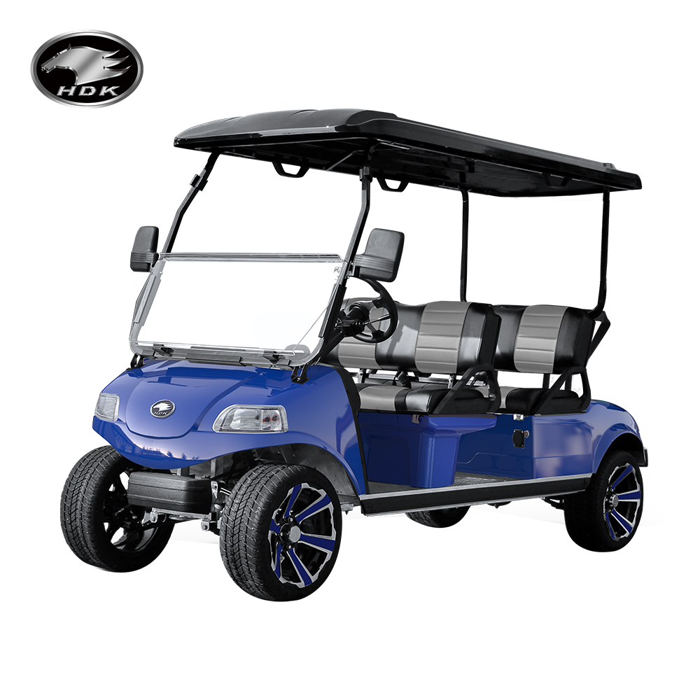 4 Seat Wholesale HDK Evolution Club Car Buggy For Sale 48V Lithium Ion Batteries Electric Golf Carts