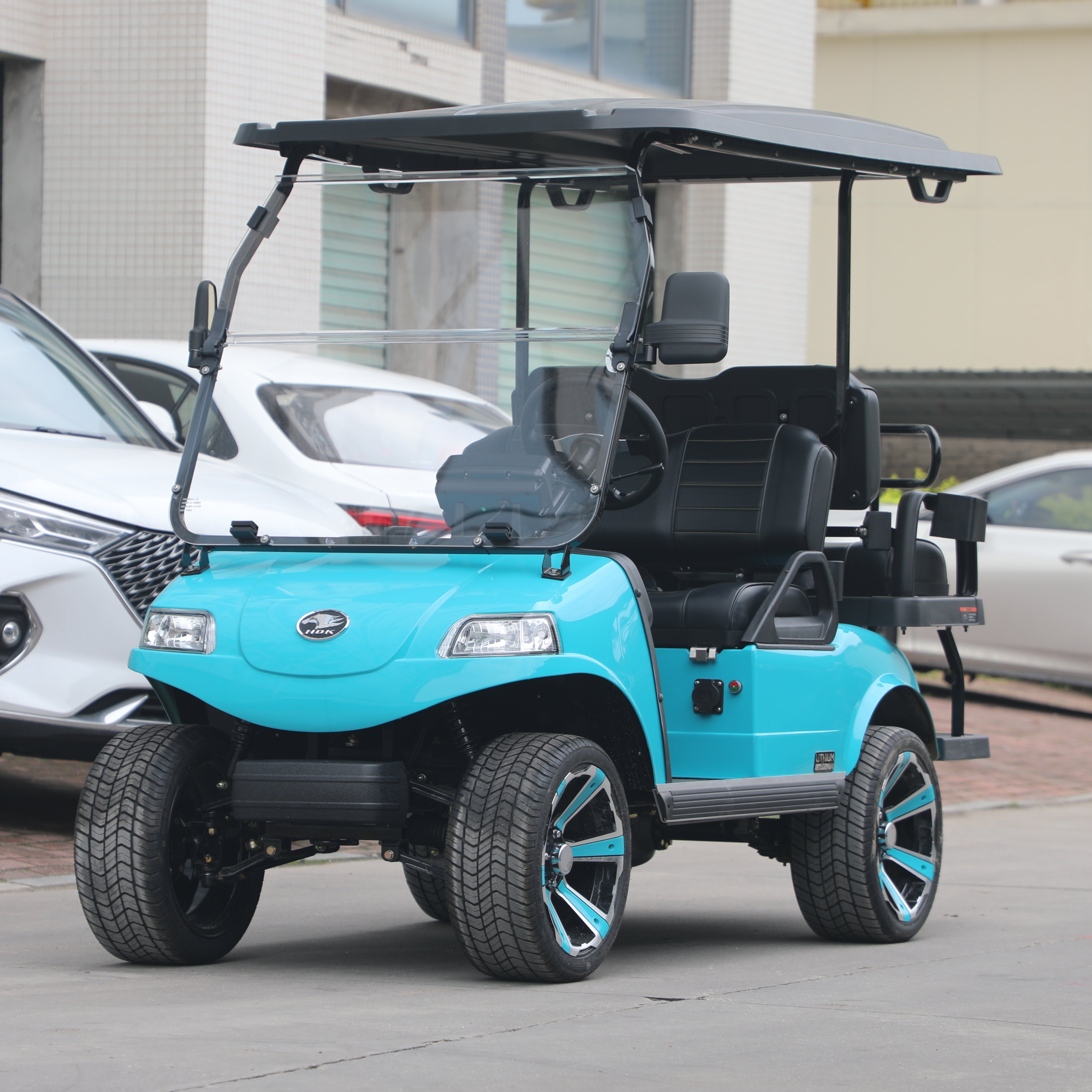 HDK Club Car Electric Golf Cart for Sale Speed Adjustments 48v Buggy Price in India 3 - 4 Golf Cart Precedent Extended Top 30%