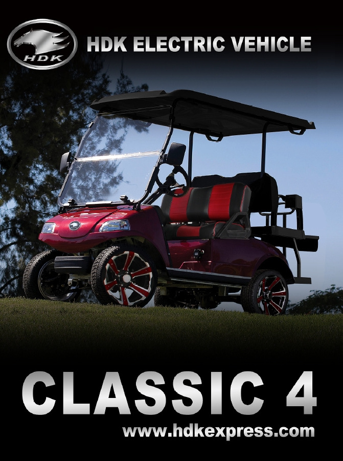 2024 Hot Selling New Scooters 4 Seats Off-road Buggy for Sale HDK EVOLUTION Part Electric Golf Cart