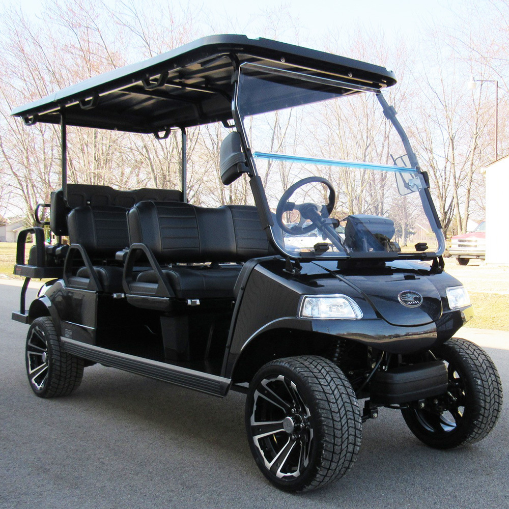 Wholesale Price Big Scooter HDK EVOLUTION Sightseeing Bus Club 6 Seat 48V Price Off-road Electric Golf Cart For Sale