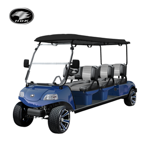 Hot Selling Big Scooters HDK EVOLUTION Sightseeing Mini Bus Airport Hotel Park 6 Seat 48V Off-road Electric Golf Carts