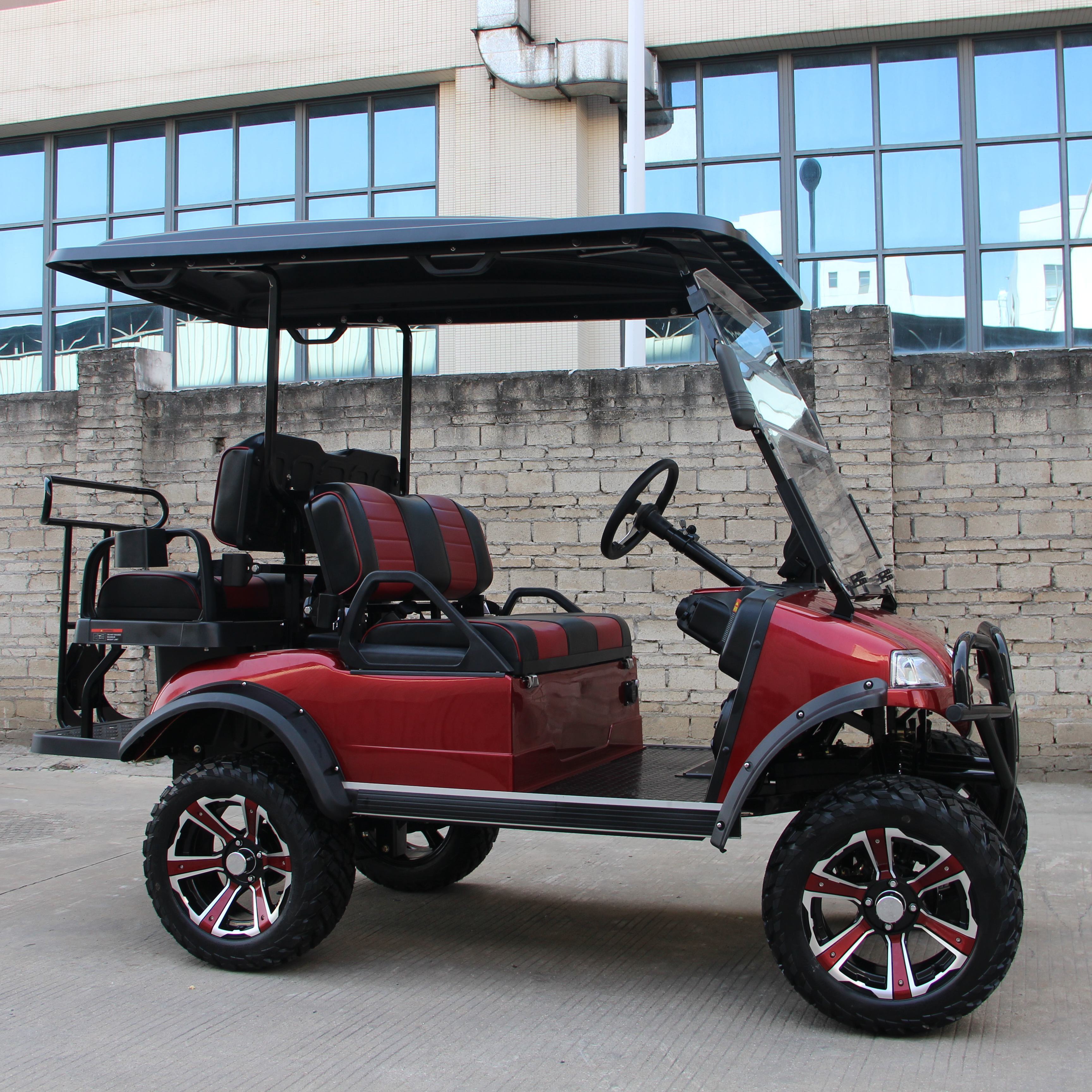 2024 New 4 Seat adults beach motorcycle Buggy for Sale Luxury 48V Electric Golf Cart HDK EVOLUTION