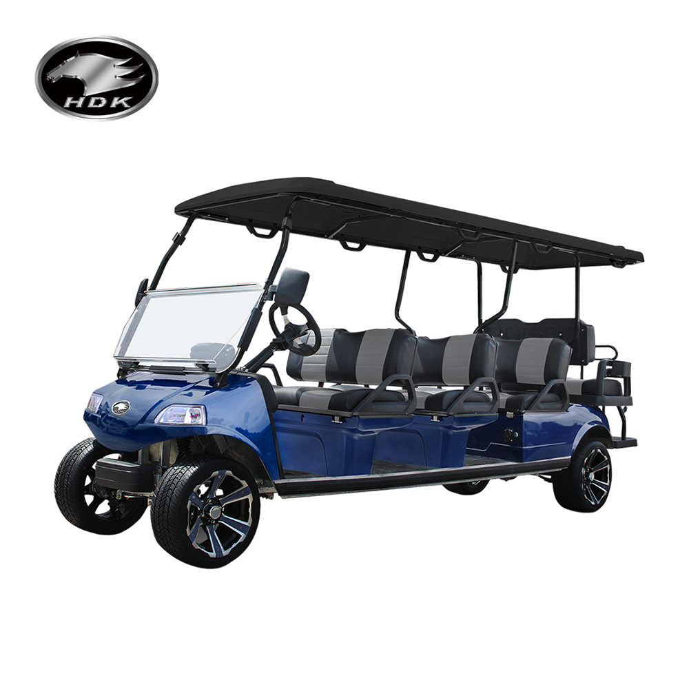 EVOLUTION HDK 8 Seat Sightseeing For Sale 4kW Lithium Ion Batteries Electric Golf Cart