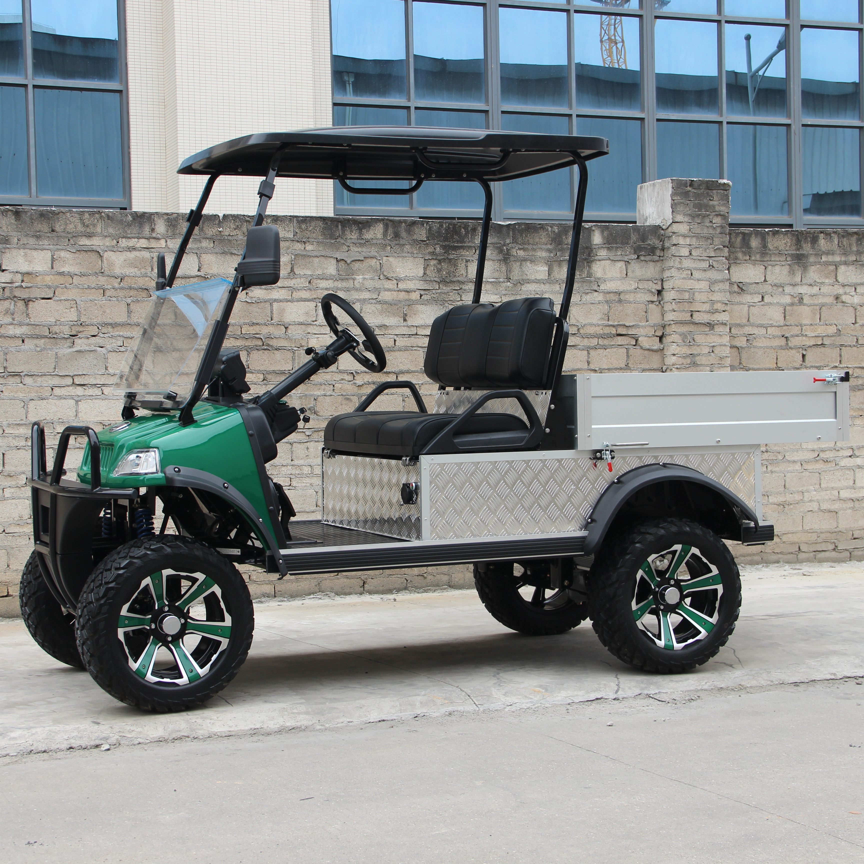 Energy Buggy Trolley Utility Vehicle with Cargo Box UTV ATV 2024 HDK New 48V Prices 1 - 2 Electric Golf Cart