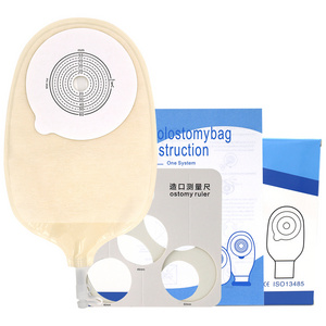 Medical urostomy pouch bag hospital consumables ISO13485 CE certificated disposable urostomy pouch waterproof