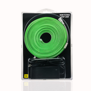 Wholesale Regular Neon 5 Meter Roll 12v LED Neon Flex Rope Lights Flexible Strip Light