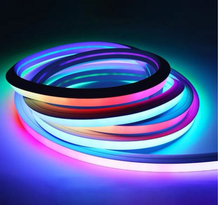 Manufacturer Wholesale addressable neon tube Waterproof Rgbic Neon Led Lights Flexible Soft Strip for Bedroom