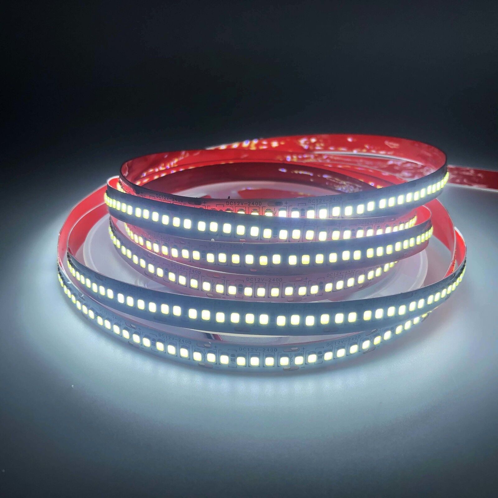 SMD 2835 240led 3000K 6000k 8000k LED Strip 10mm Tape width IP20/65/67/68 waterproof 2835 led strip light for indoor decoration