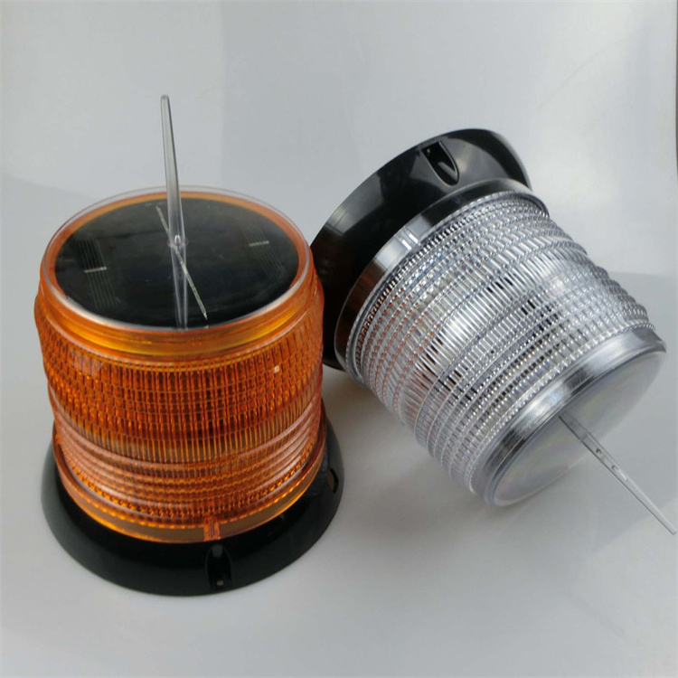 Professional Manufacturer Red Blue White Green Aviation Solar Led Obstruction Warning Light