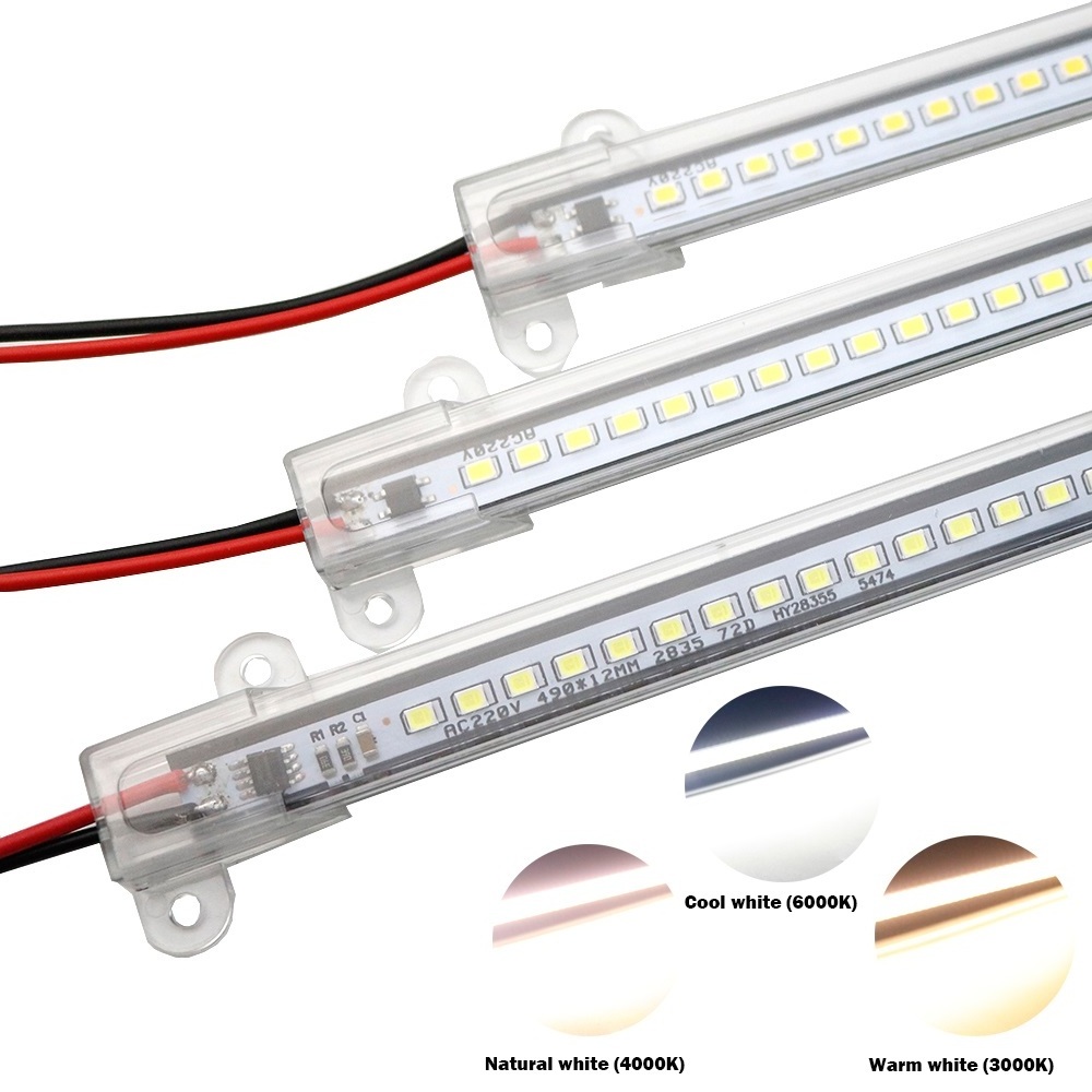 Home Lighting Fixture Linkable Led Under Cabinet Light Kitchen Clear Luminous high voltage 110V 220V led linear bar strip light