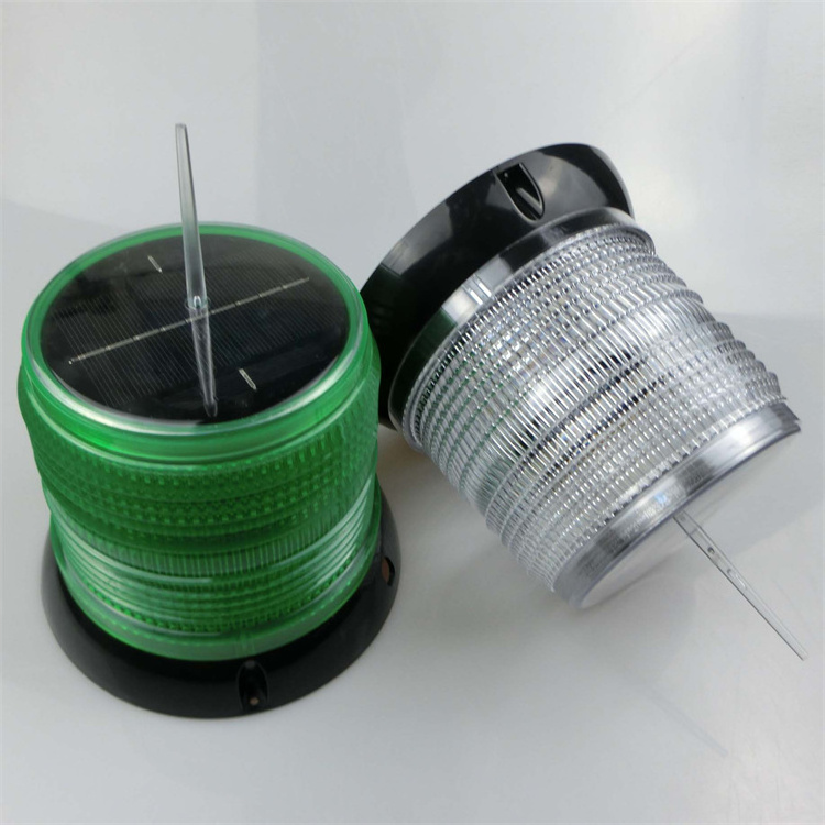 Professional Manufacturer Red Blue White Green Aviation Solar Led Obstruction Warning Light