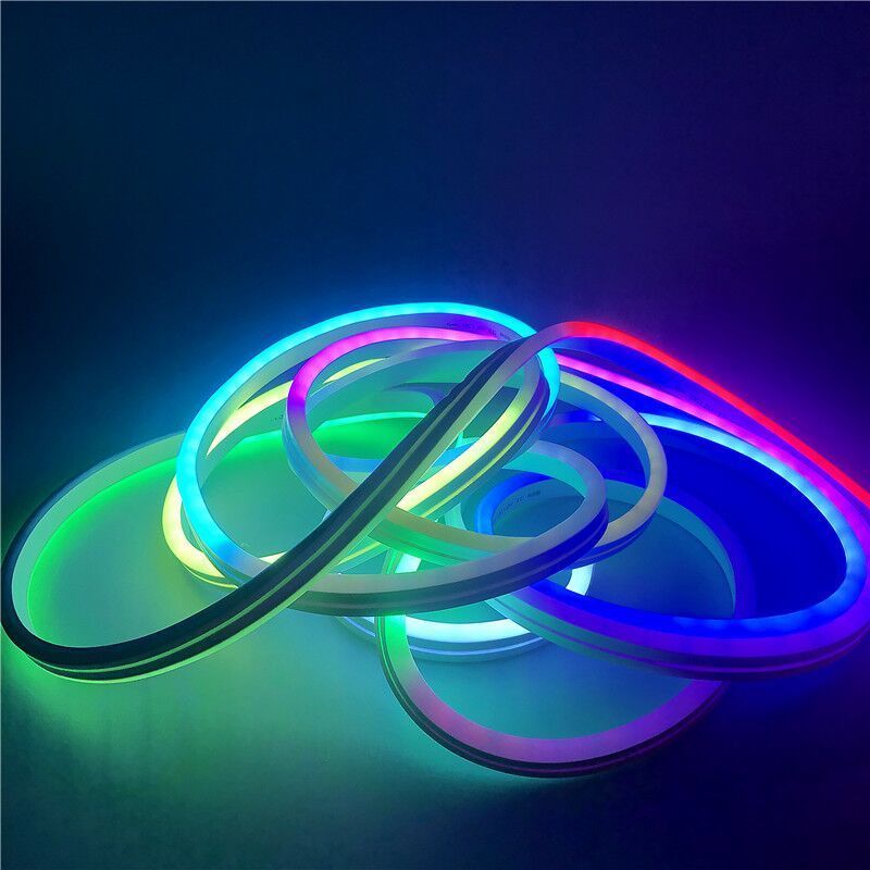 Manufacturer Wholesale addressable neon tube Waterproof Rgbic Neon Led Lights Flexible Soft Strip for Bedroom