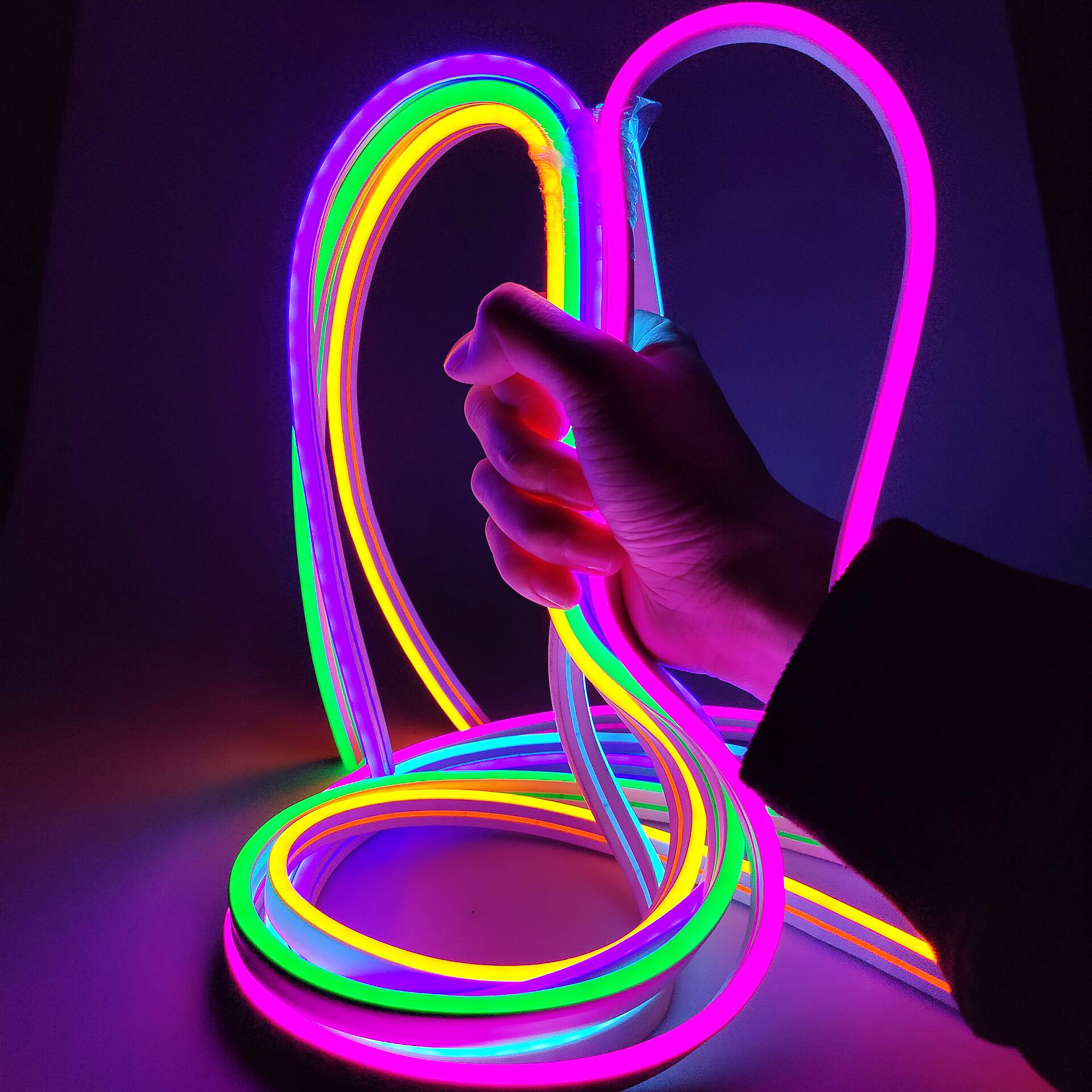 6*12mm 8*16mm led neon flex silicone pvc 12v 24v Soft Rope IP67 for neon sign outdoor custom 5M 50M 100M Led Neon Lights