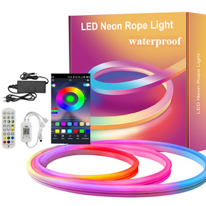 Manufacturer Wholesale addressable neon tube Waterproof Rgbic Neon Led Lights Flexible Soft Strip for Bedroom