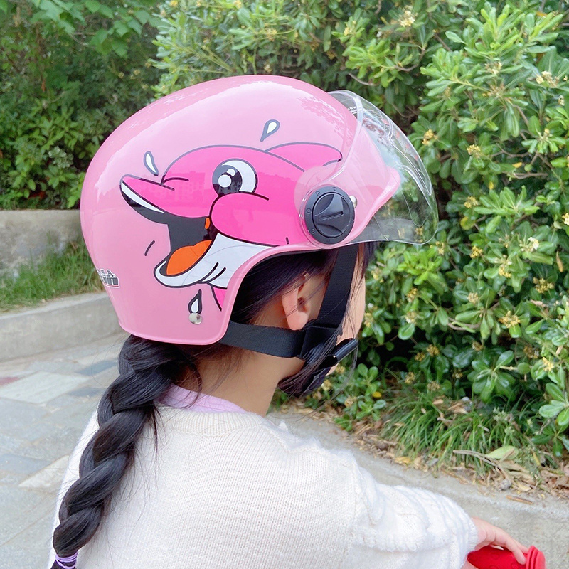 Wholesale kids helmet motorcycle protective riding helmets for children half face cap casque moto enfant cascos para motocicleta