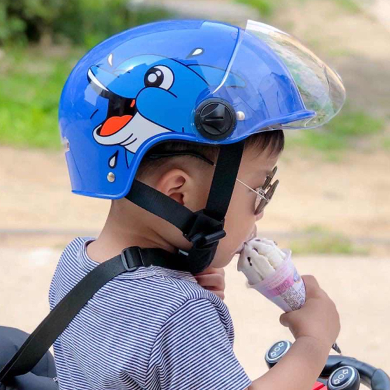 Wholesale kids helmet motorcycle protective riding helmets for children half face cap casque moto enfant cascos para motocicleta