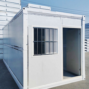 20Ft Factory Prefab Modular Container Tiny Homes Foldable Office Cabin Pods Folding Container Houses Ready To Ship