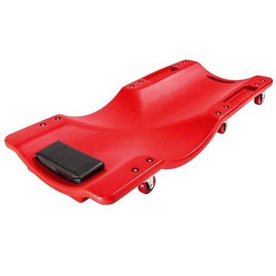 High Quality Plastic Car Mechanic Creeper 40 Inch with Padded Headrest & Dual Tool Trays