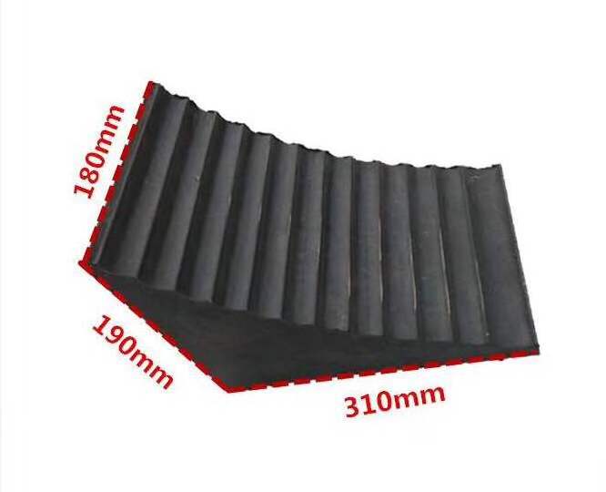 High quality vehicle portable rubber wheel chock block for trucks parking